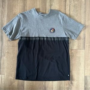 Cookies WorldWide Black and Gray Shirt with Aztec